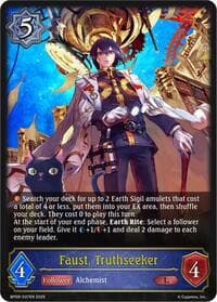 Faust, Truthseeker - BP09: Duet of Dawn and Dusk - Shadowverse: Evolve card