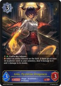 Grea, Mysterian Dragoness - BP09: Duet of Dawn and Dusk - Shadowverse: Evolve card