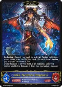 Grea, Mysterian Dragoness (Evolved) - BP09: Duet of Dawn and Dusk - Shadowverse: Evolve card