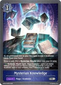 Mysterian Knowledge - BP09: Duet of Dawn and Dusk - Shadowverse: Evolve card