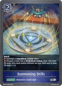 Summoning Drills - BP09: Duet of Dawn and Dusk - Shadowverse: Evolve card