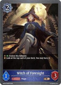 Witch of Foresight - BP09: Duet of Dawn and Dusk - Shadowverse: Evolve card