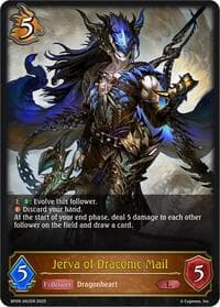 Jerva of Draconic Mail - BP09: Duet of Dawn and Dusk - Shadowverse: Evolve card