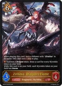 Zirnitra, Dragon's Flame - BP09: Duet of Dawn and Dusk - Shadowverse: Evolve card
