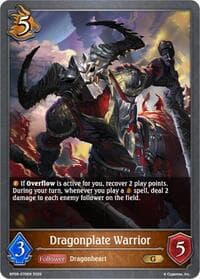 Dragonplate Warrior - BP09: Duet of Dawn and Dusk - Shadowverse: Evolve card
