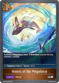 Waters of the Megalorca - BP09: Duet of Dawn and Dusk - Shadowverse: Evolve card