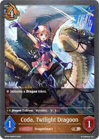 Coda, Twilight Dragoon - BP09: Duet of Dawn and Dusk - Shadowverse: Evolve card