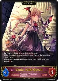 Vania, Kind Queen // Vania, Blood Queen - BP09: Duet of Dawn and Dusk - Shadowverse: Evolve card