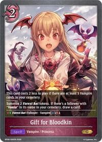 Gift for Bloodkin - BP09: Duet of Dawn and Dusk - Shadowverse: Evolve card
