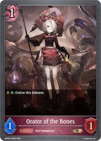 Orator of the Bones - BP09: Duet of Dawn and Dusk - Shadowverse: Evolve card