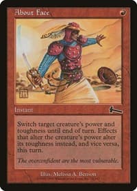 About Face - Urza's Legacy - Magic: The Gathering card