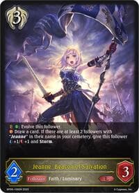 Jeanne, Beacon of Salvation - BP09: Duet of Dawn and Dusk - Shadowverse: Evolve card