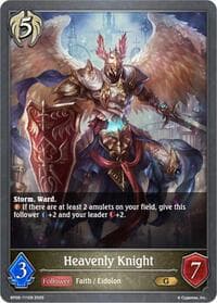 Heavenly Knight - BP09: Duet of Dawn and Dusk - Shadowverse: Evolve card