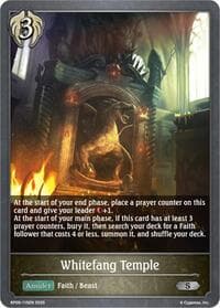 Whitefang Temple - BP09: Duet of Dawn and Dusk - Shadowverse: Evolve card