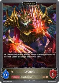 Lycaon (Evolved) - BP09: Duet of Dawn and Dusk - Shadowverse: Evolve card