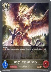 Holy Fowl of Ivory - BP09: Duet of Dawn and Dusk - Shadowverse: Evolve card