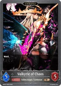 Valkyrie of Chaos (Evolved) - BP09: Duet of Dawn and Dusk - Shadowverse: Evolve card