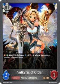 Valkyrie of Order - BP09: Duet of Dawn and Dusk - Shadowverse: Evolve card
