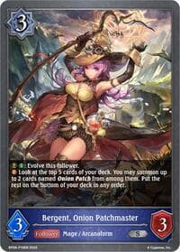 Bergent, Onion Patchmaster - P16EN (Foil) - BP09: Duet of Dawn and Dusk - Shadowverse: Evolve card