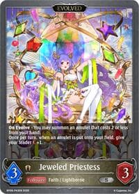 Jeweled Priestess (Evolved) - P43EN (Foil) - BP09: Duet of Dawn and Dusk - Shadowverse: Evolve card