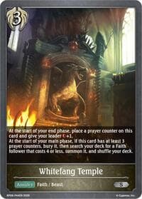 Whitefang Temple - P44EN (Foil) - BP09: Duet of Dawn and Dusk - Shadowverse: Evolve card