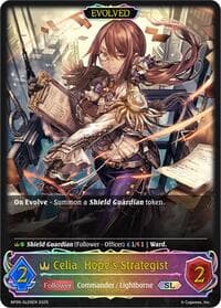 Celia, Hope's Strategist //Celia, Despair's Messenger (SL) - BP09: Duet of Dawn and Dusk - Shadowverse: Evolve card
