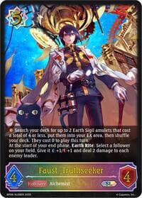 Faust, Truthseeker (SL) - BP09: Duet of Dawn and Dusk - Shadowverse: Evolve card