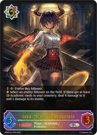 Grea, Mysterian Dragoness (SL) - BP09: Duet of Dawn and Dusk - Shadowverse: Evolve card