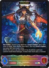 Grea, Mysterian Dragoness (Evolved) (SL) - BP09: Duet of Dawn and Dusk - Shadowverse: Evolve card