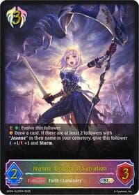 Jeanne, Beacon of Salvation (SL) - BP09: Duet of Dawn and Dusk - Shadowverse: Evolve card