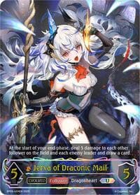 Jerva of Draconic Mail (U) - BP09: Duet of Dawn and Dusk - Shadowverse: Evolve card