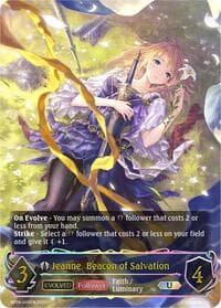 Jeanne, Beacon of Salvation (U) - BP09: Duet of Dawn and Dusk - Shadowverse: Evolve card