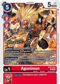 Agunimon - World Convergence Release Event Cards - Digimon Card Game card