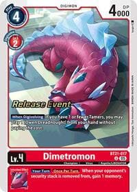 Dimetromon - World Convergence Release Event Cards - Digimon Card Game card