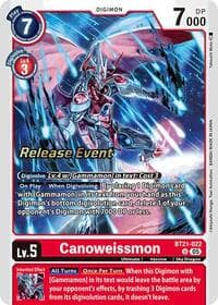 Canoweissmon - World Convergence Release Event Cards - Digimon Card Game card