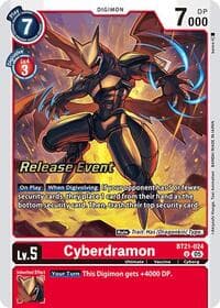 Cyberdramon - World Convergence Release Event Cards - Digimon Card Game card