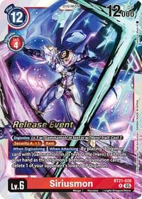 Siriusmon - World Convergence Release Event Cards - Digimon Card Game card