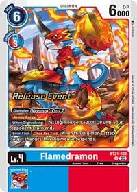Flamedramon - World Convergence Release Event Cards - Digimon Card Game card