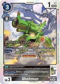 Shotmon - World Convergence Release Event Cards - Digimon Card Game card
