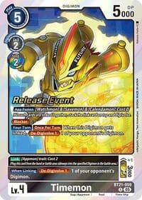Timemon - World Convergence Release Event Cards - Digimon Card Game card