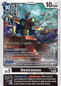 Destromon - World Convergence Release Event Cards - Digimon Card Game card