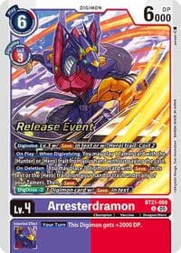 Arresterdramon - World Convergence Release Event Cards - Digimon Card Game card