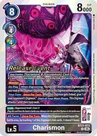 Charismon - World Convergence Release Event Cards - Digimon Card Game card