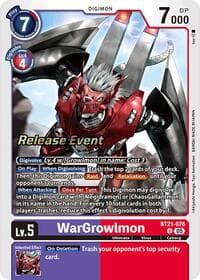 WarGrowlmon - World Convergence Release Event Cards - Digimon Card Game card