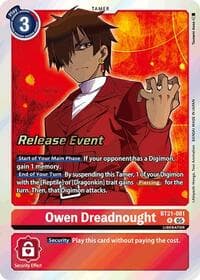 Owen Dreadnought - World Convergence Release Event Cards - Digimon Card Game card