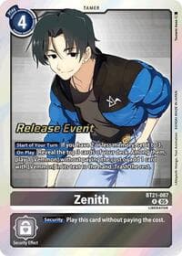 Zenith - World Convergence Release Event Cards - Digimon Card Game card