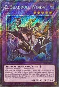 El Shaddoll Winda (Platinum Secret Rare) - Quarter Century Stampede - YuGiOh card