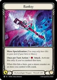 Banksy - Armory Deck: Maxx Nitro - Flesh and Blood TCG card