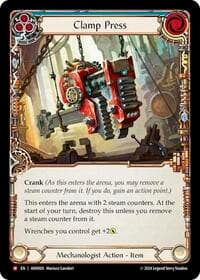 Clamp Press - Armory Deck: Maxx Nitro - Flesh and Blood TCG card