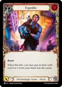 Expedite (Red) - Armory Deck: Maxx Nitro - Flesh and Blood TCG card